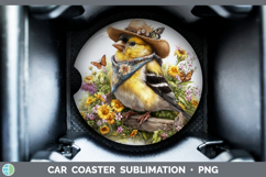 GorgeousBirds 01 Bandana Summer Car Coaster design.