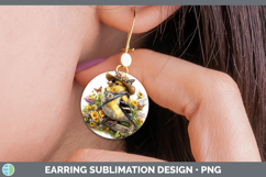 GorgeousBirds 01 Bandana Summer Round Earrings design.