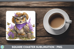 GorgeousBirds 01 Bandana Summer Square Coaster design.