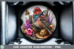 GorgeousBirds 01 Bandana Summer Car Coaster design.