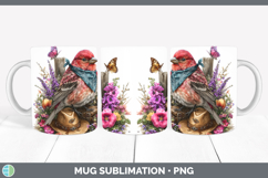 GorgeousBirds 01 Bandana Summer Mug Wrap design.