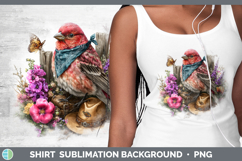 GorgeousBirds 01 Bandana Summer Shirt design.