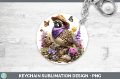GorgeousBirds 01 Bandana Summer Keychain design.
