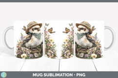 GorgeousBirds 01 Bandana Summer Mug Wrap design.