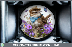 GorgeousBirds 01 Bandana Summer Car Coaster design.