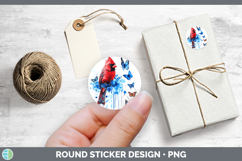GorgeousBirds 01 Blue Drips Stickers design.