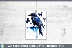 GorgeousBirds 01 Blue Drips Air Freshener design.