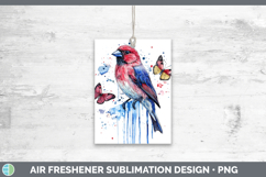 GorgeousBirds 01 Blue Drips Air Freshener design.