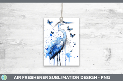 GorgeousBirds 01 Blue Drips Air Freshener design.