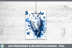 GorgeousBirds 01 Blue Drips Air Freshener design.