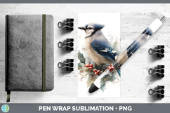 GorgeousBirds 01 Christmas Botanicals Pen Wrap design.