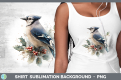 GorgeousBirds 01 Christmas Botanicals Shirt design.