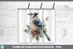 GorgeousBirds 01 Christmas Botanicals Tumbler design.