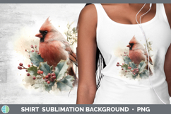 GorgeousBirds 01 Christmas Botanicals Shirt design.
