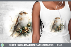 GorgeousBirds 01 Christmas Botanicals Shirt design.