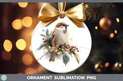 GorgeousBirds 01 Christmas Botanicals Ornament design.