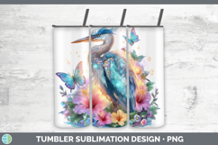 GorgeousBirds 01 Floral Summer Tumbler design.