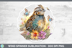 GorgeousBirds 01 Floral Summer Wind Spinner design.