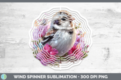 GorgeousBirds 01 Floral Summer Wind Spinner design.