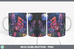 GorgeousBirds 01 Galaxy Mug Wrap design.