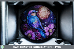 GorgeousBirds 01 Galaxy Car Coaster design.