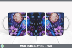 GorgeousBirds 01 Galaxy Mug Wrap design.