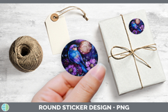 GorgeousBirds 01 Galaxy Stickers design.