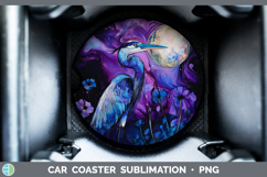 GorgeousBirds 01 Galaxy Car Coaster design.