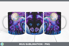 GorgeousBirds 01 Galaxy Mug Wrap design.