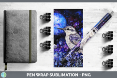 GorgeousBirds 01 Galaxy Pen Wrap design.