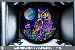 GorgeousBirds 01 Galaxy Car Coaster design.