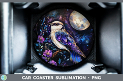 GorgeousBirds 01 Galaxy Car Coaster design.