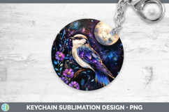 GorgeousBirds 01 Galaxy Keychain design.