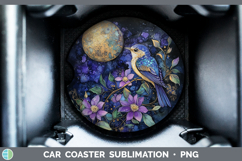 GorgeousBirds 01 Galaxy Car Coaster design.