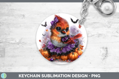 GorgeousBirds 01 Halloween Keychain design.