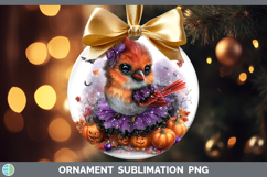 GorgeousBirds 01 Halloween Ornament design.