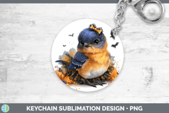 GorgeousBirds 01 Halloween Keychain design.