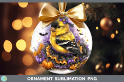 GorgeousBirds 01 Halloween Ornament design.