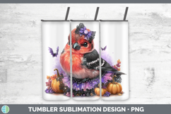 GorgeousBirds 01 Halloween Tumbler design.