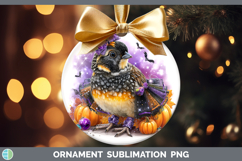GorgeousBirds 01 Halloween Ornament design.