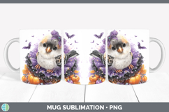 GorgeousBirds 01 Halloween Mug Wrap design.