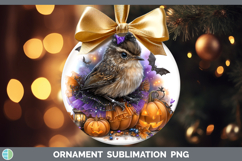 GorgeousBirds 01 Halloween Ornament design.