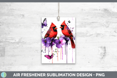 GorgeousBirds 01 Purple Drips Air Freshener design.