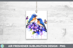 GorgeousBirds 01 Purple Drips Air Freshener design.