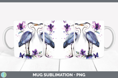 GorgeousBirds 01 Purple Drips Mug Wrap design.
