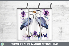 GorgeousBirds 01 Purple Drips Tumbler design.