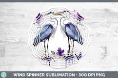 GorgeousBirds 01 Purple Drips Wind Spinner design.
