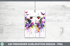 GorgeousBirds 01 Purple Drips Air Freshener design.