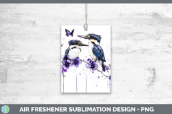 GorgeousBirds 01 Purple Drips Air Freshener design.
