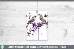 GorgeousBirds 01 Purple Drips Air Freshener design.